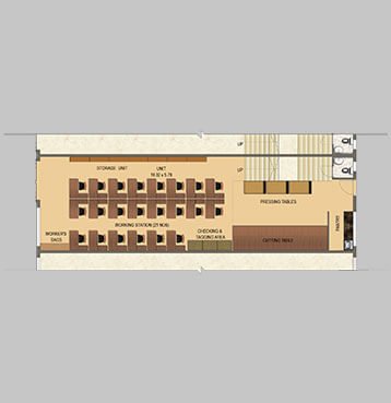 E4 typical floor furniture floor plan