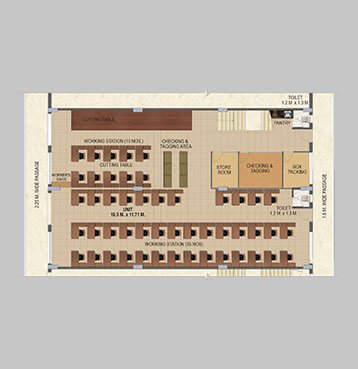 gala bldg E6 twin gala interior section plan